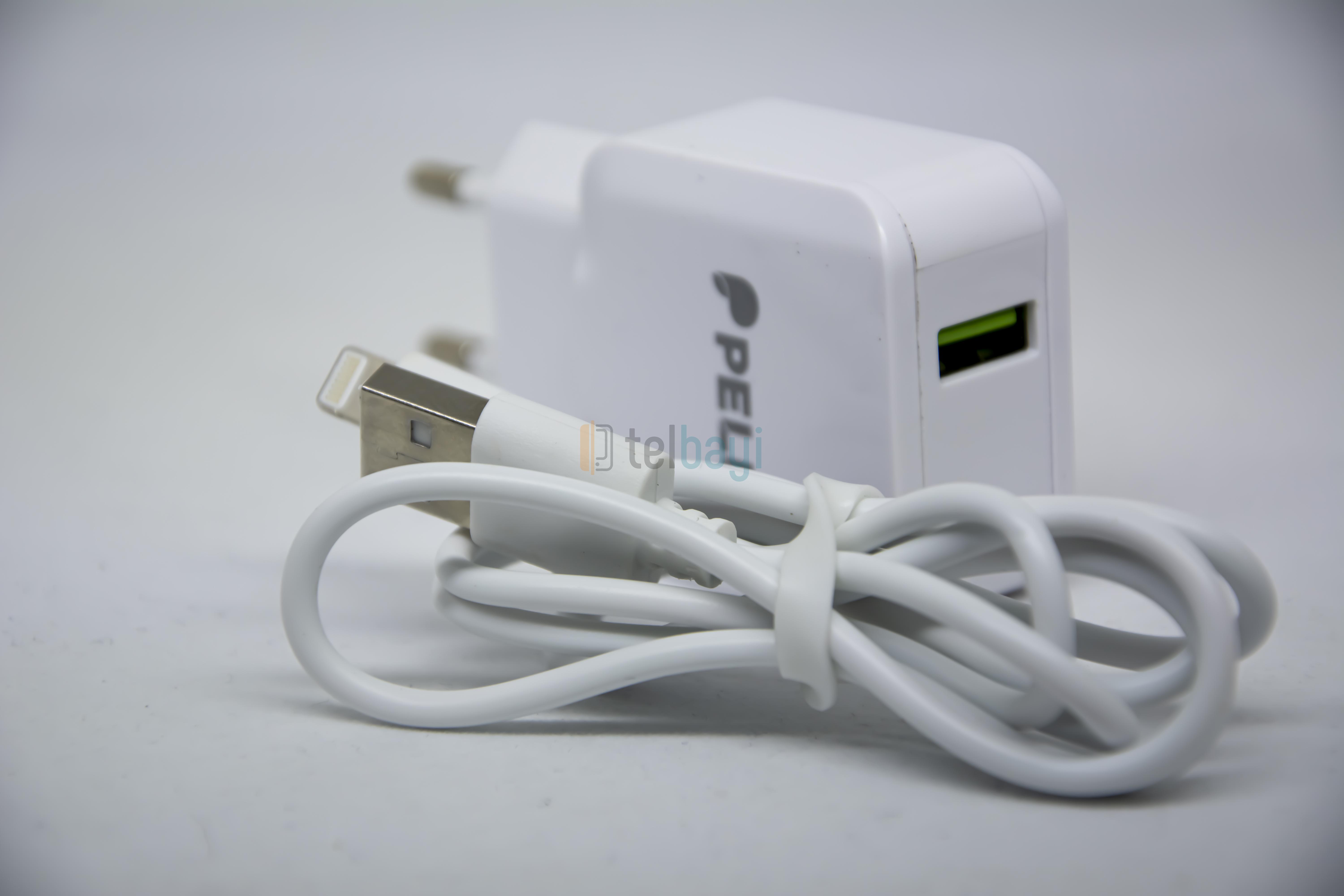 PELL 2.1A LİGHTNİNG USB ŞARJ SETİ