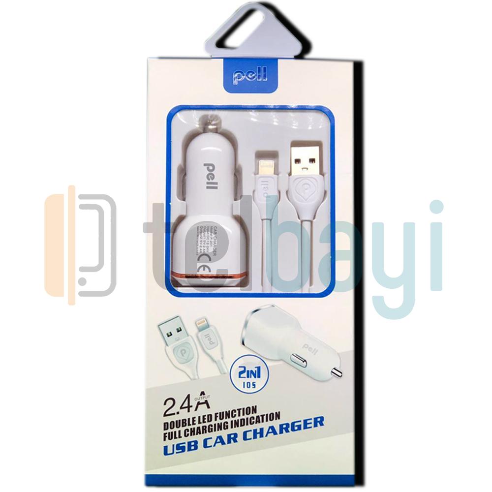 PELL 2.1A LİGHTNİNG USB ŞARJ SETİ
