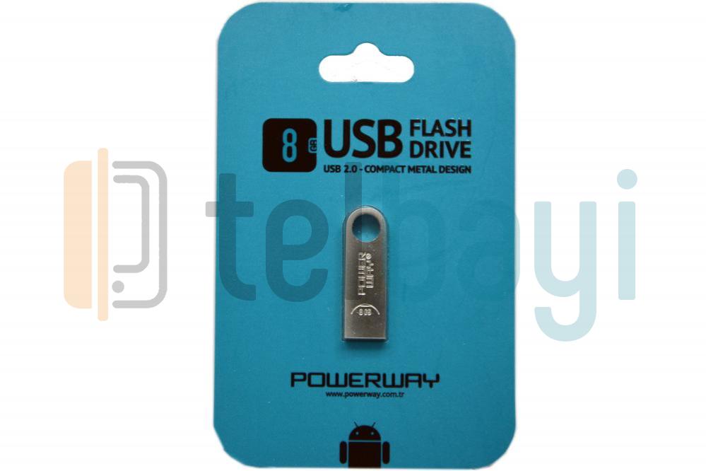 POWERWAY 8GB FLASH BELLEK