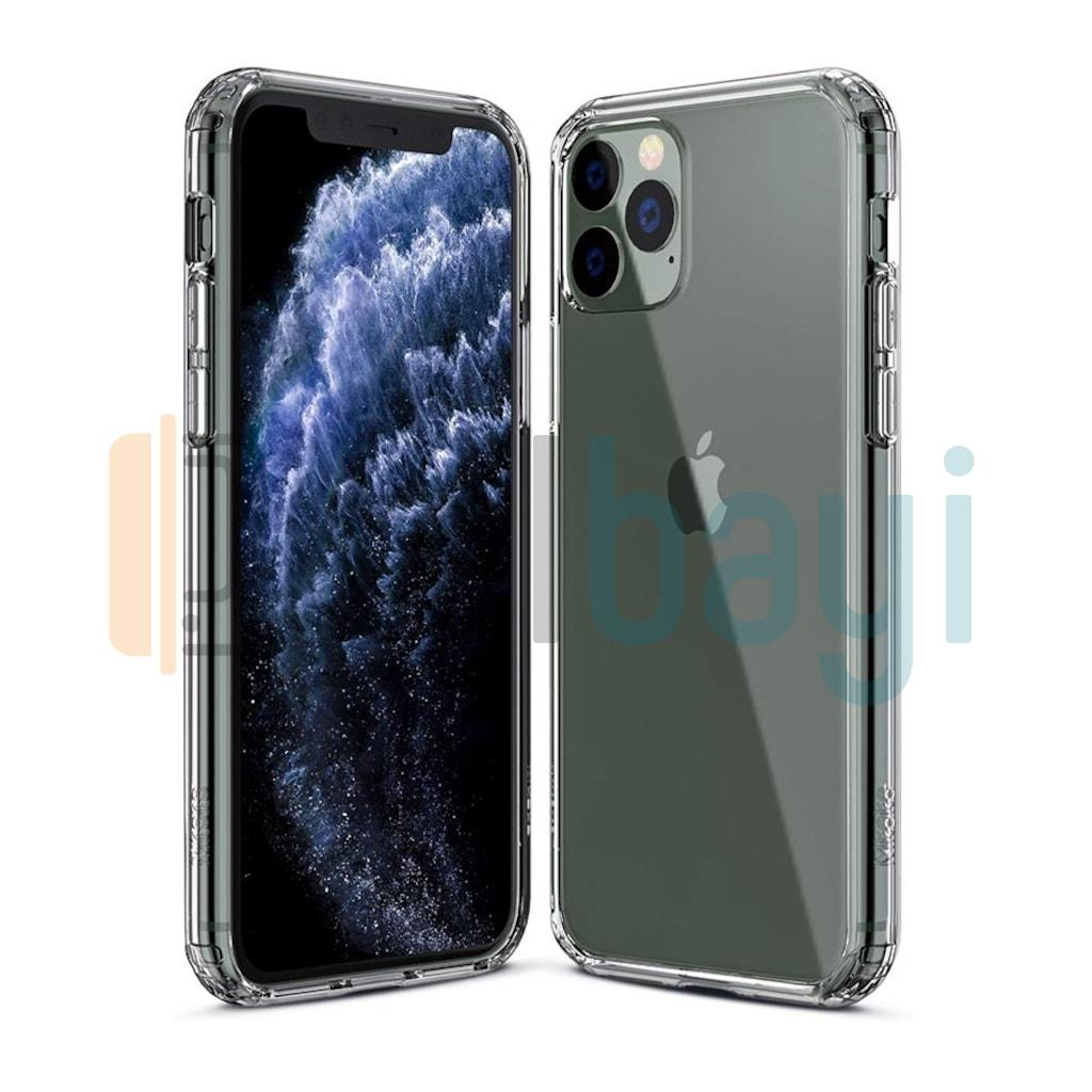 Iphone 11 Pro 5.8 Inç Kamera Korumalı Tıpalı Şeffaf Silikon Kılıf iPhone 11 Pro - Şeffaf Renk