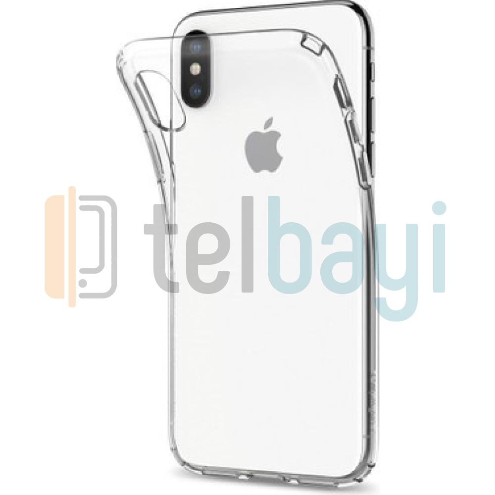 Iphone X-xs Toz Koruma Tıpalı Ultra Ince Şeffaf Silikon Kılıf X-XS-SY-145