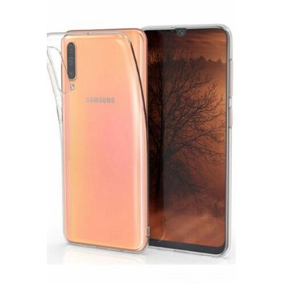 Samsung Galaxy A50 Toz Koruma Tıpalı Ultra Ince Şeffaf Silikon Kılıf A50-SY-145